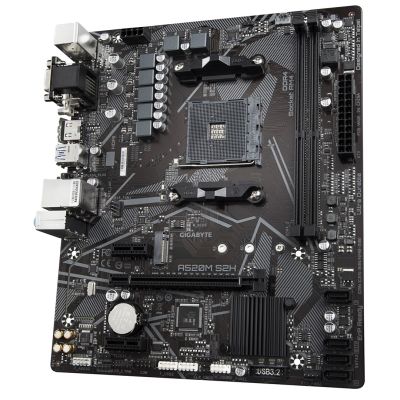 GIGABYTE A520M S2H płyta główna AMD A520 Socket AM4 micro ATX