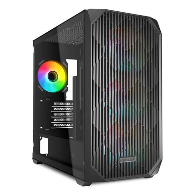 10. Etui Sharkoon MK3 RGB Micro-ATX 1xGlass Czarne
