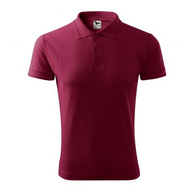 2. Koszulka polo męska Pique Polo (garnet)