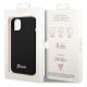 8. Etui Guess Silicone Vintage Gold Logo na iPhone 14 Plus - czarne