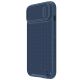 2. Nillkin Textured S Case etui iPhone 14 Plus pancerny pokrowiec z osłoną na aparat niebieskie