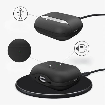 7. Etui Tech-Protect NaturalFit na AirPods Pro 3 - czarne