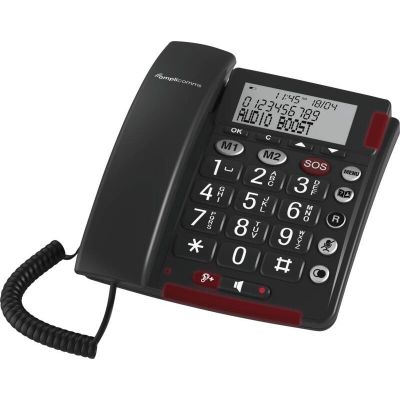 2. Telefon amplicomms BigTel 50 Plus z bransoletką awaryjną Duo ciemnoszary