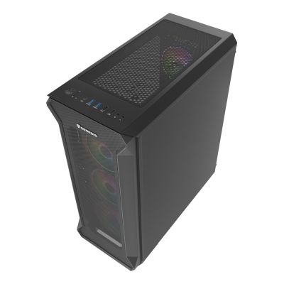 17. Obudowa NATEC Genesis Irid 505 ARGB NPC-1518 (ATX. Micro ATX. Mini ITX; kolor czarny)