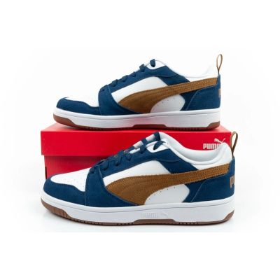 10. Puma buty sportowe sneakersy męskie Rebound v6 modne wygodne białe granatowe brązowe