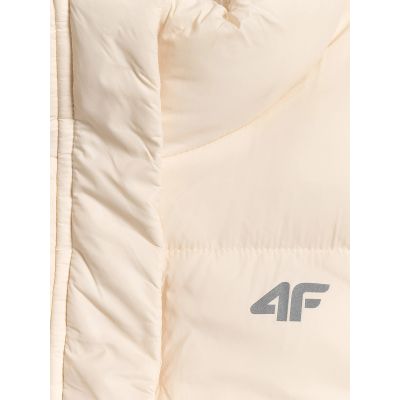 7. Bezrękawnik z wypełnieniem syntetycznym dziewczęcy 4F 4FJWSS26TVJAF312-12S