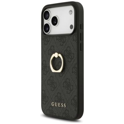 2. Etui Guess 4G Ring Stand na iPhone 17 Pro Max - czarne