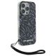 3. Etui Karl Lagerfeld Zebra With Cord na iPhone 16 Pro - fioletowe