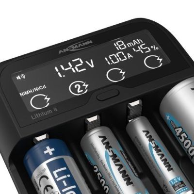 5. Ładowarka stołowa ANS 1001-0122 LCD dla Li-Ion NiMH i LiFePO4