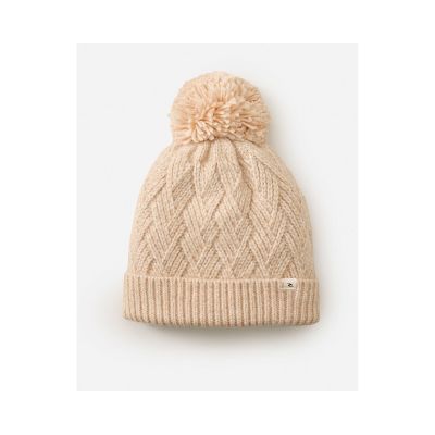 Czapka RIP CURL Premium Reg Pom Pom Beanie beżowa
