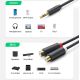 4. Ugreen adapter audio jack 3.5mm męski do 2xRCA żeński kabel 0.25m szary (AV109)