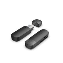 Czytnik kart 2 w 1 USB 3.0 A Vention (SD+TF) czarny Dual Drive Letter