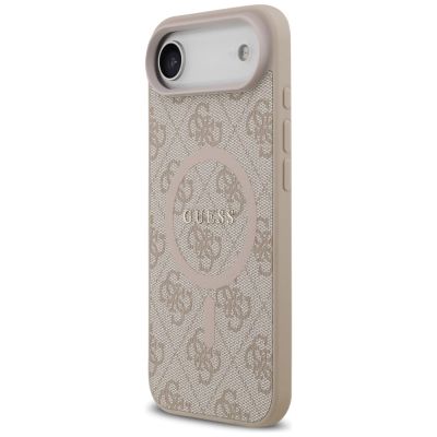 2. Etui Guess 4G Ring Classic Logo MagSafe na iPhone 17 Air - różowe