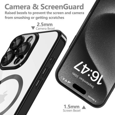 3. Etui Tech-Protect MagFlex MagSafe na Samsung Galaxy A56 5G - przezroczysto-zielone