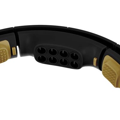 18. Zestaw Hula Hop Magnetyczny Black/Gold HHM13 z Licznikiem HMS + Pas Wyszczupłający BR163 Black