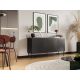 3. Komoda SIENA 150,5x40x75 czarny mat