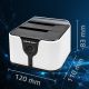 11. QOLTEC STACJA DOKUJĄCA DO DYSKÓW HDD SSD 2.5" 3.5" | SATA III | USB 3.0 | SUPER SPEED 5GB/S | Z FUNKCJĄ KLONOWANIA OFFLINE