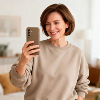 7. Etui Tech-Protect Icon na Samsung Galaxy A27 5G - brązowe