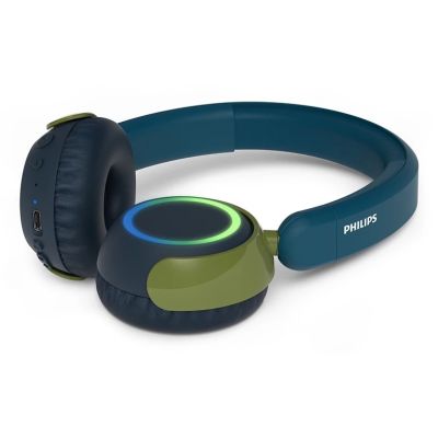13. Philips 4000 series TAK4200CT/00 słuchawki/zestaw słuchawkowy Bezprzewodowy Opaska na głowę Połączenia/muzyka Bluetooth Niebieski, Zielony