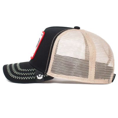 3. Czapka z daszkiem Goorin Bros. The Cock Black Trucker - 101-0378-BLK
