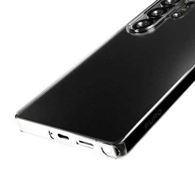 9. Etui silikonowe Puro 03 Nude do Samsung Galaxy S25 Ultra - przezroczyste