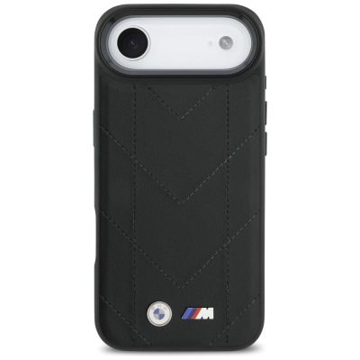 3. Etui BMW M Quilted Logo MagSafe na iPhone 17 Air - czarne