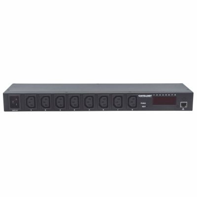 3. LISTWA ZASILAJĄCA Intellinet 163682 PDU 8x gniazdo sieciowe Czarna
