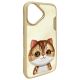 3. Etui Nimmy Big Eyed Pet 2.0 Cat na iPhone 16 - zielone