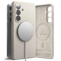 Etui Ringke Silicone MagSafe na Samsung Galaxy S26+ - beżowe