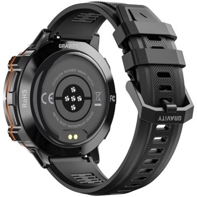 17. Smartwatch Gravity Czarny Pasek + Bransoleta GT42-1