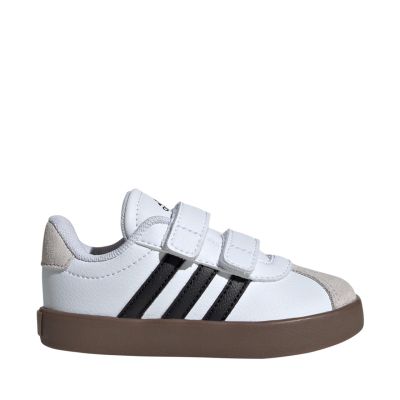 7. Buty dla dzieci adidas VL Court 3.0 Skateboarding biało-szare ID9157