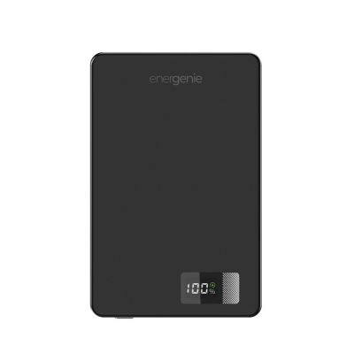 3. GEMBIRD BEZPRZEWODOWY POWERBANK MAGNETYCZNY 15W Z WYŚWIETLACZEM LCD 10000 MAH, CZARNY