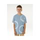6. Koszulka chłopięca RIP CURL Pacific Rinse Fin Tee-Boy niebieska