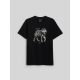 5. T-shirt regular z nadrukiem męski 4F 4FKAW26TTSHM4500-20S