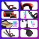 18. Extralink Gaming | Fotel gamingowy | biurowy, obrotowy, kubełkowy, czarno-czerwony, G-522