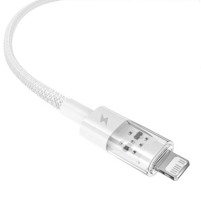 3. Kabel Baseus Gem 2.4A 1m (biały)