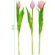 26. BUKIET 7 TULIPANÓW RÓŻOWYCH 31CM JAK ŻYWYCH DEKORACJA WIOSENNA