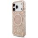 3. Etui Guess IML Flowers Electro Pearl Strap MagSafe do iPhone 17 Pro - różowe