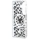 7. Etui Guess IML Leopard Print Triangle MagSafe na Samsung Galaxy S26 - czarne