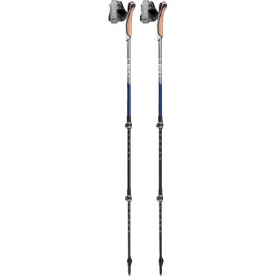 4. LEKI KIJE Nordic Walking Traveller Carbon blue