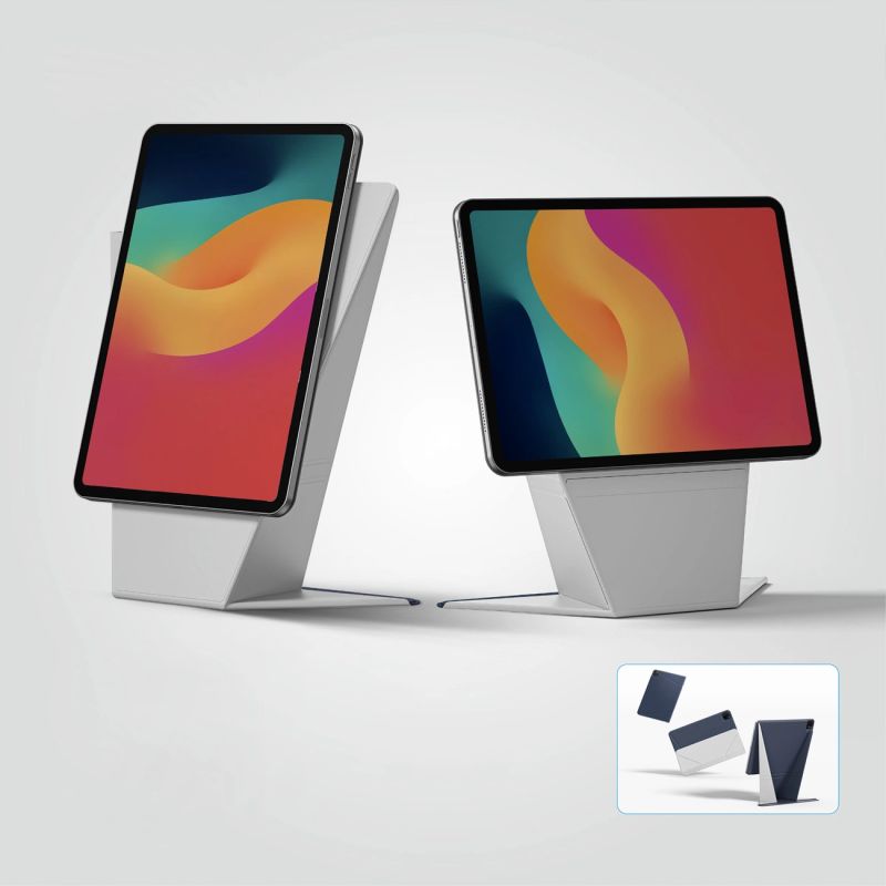 6. Etui AMAZINGTHING Matte Pro Mag Folio z podstawką na iPad Air 13" M3/M4 (2025/2026) - niebieskie