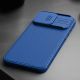12. Pancerne etui Nillkin CamShield Pro Magnetic Case do iPhone 15 Pro Max z osłoną na aparat - niebieskie
