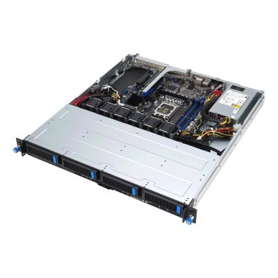 9. ASUS Rack 1U RS300-E12-PS4/350W Intel C262 LGA1700 95W 4xDDR5 4400/4000/3600 4x3,5"/2,5" 4*SATA/SAS/NVMe 2x Intel I210AT 1x Management Port 350W 80 PLUS Gold