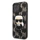 2. Etui Karl Lagerfeld Monogram Ikonik Patch na iPhone 13 Pro / iPhone 13 - czarne