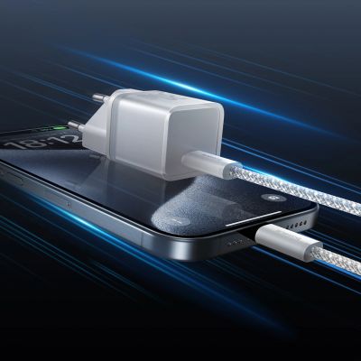 14. Ładowarka sieciowa Baseus GaN5S 30W EU USB-C - biała