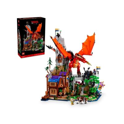 7. LEGO IDEAS 21348 Dungeons & Dragons: Opowieść czerwonego smoka