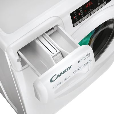56. Candy Smart Pro Inverter CO 474TWM6/1-S pralka Od przodu 7 kg 1400 RPM Biały