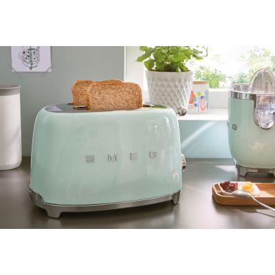 15. Toster SMEG TSF01PGEU pastelowy zielony