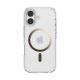 9. Etui Spigen Ultra Hybrid MagSafe na iPhone 17 - przezroczysto-złote