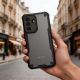 7. Etui Tech-Protect Rugged Shield na Samsung Galaxy A57 5G - półprzezroczysto-czarne